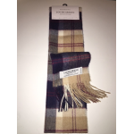 Bannockbane, Navy, Brushwool Scarf